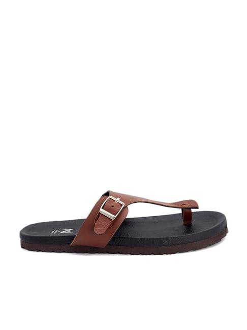 madras trunk men's kai brown t-strap sandals