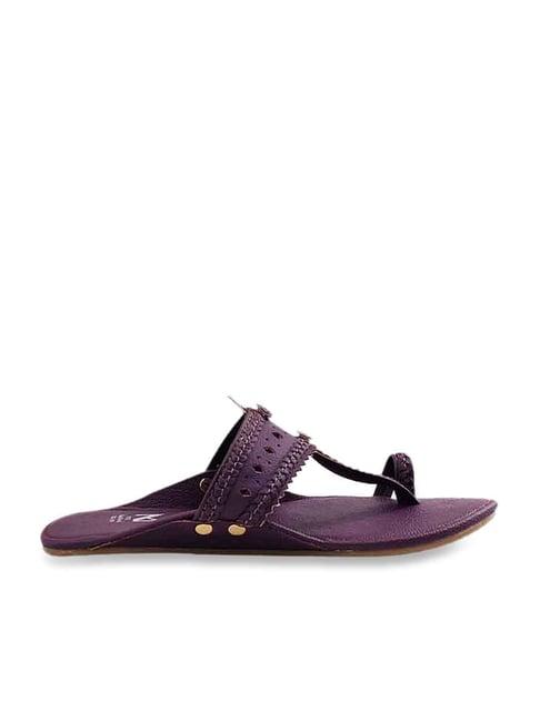 madras trunk women's haiku purple toe ring sandals