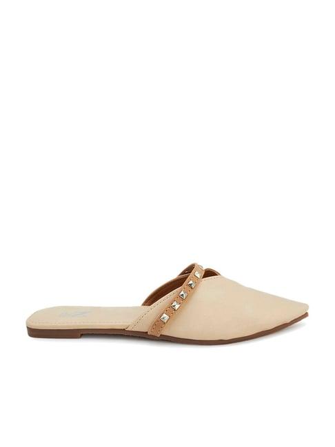 madras trunk women's harley beige mule shoes