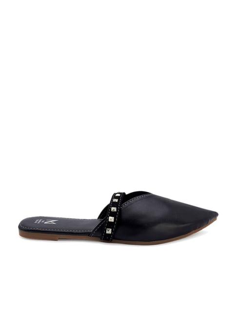 madras trunk women's harley black mule shoes