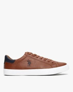 madryn 2.0 logo print lace-up plimsolls