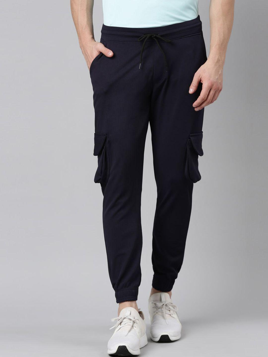 madsto men cotton mid-rise regular joggers