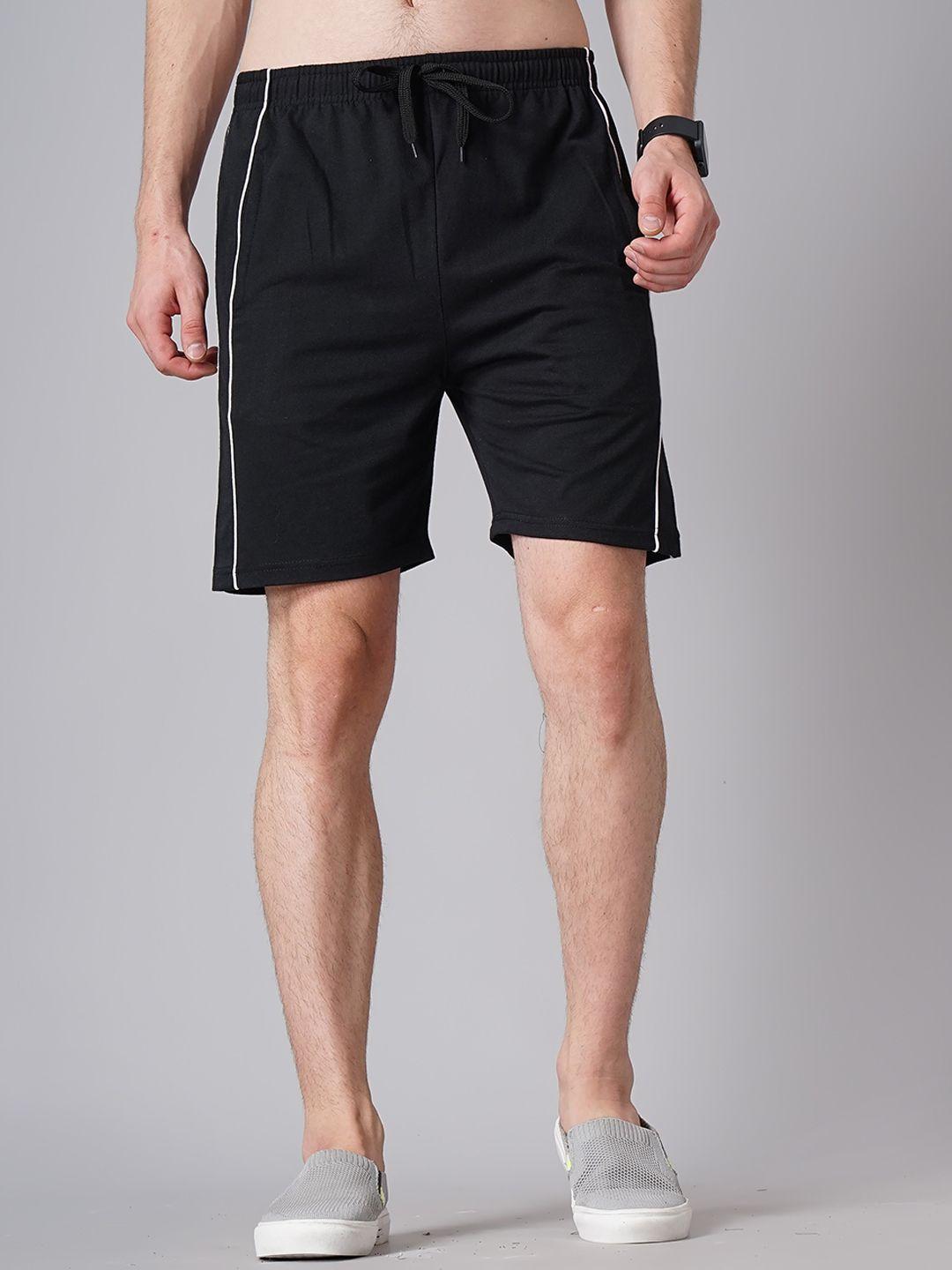 madsto men cotton slim fit shorts