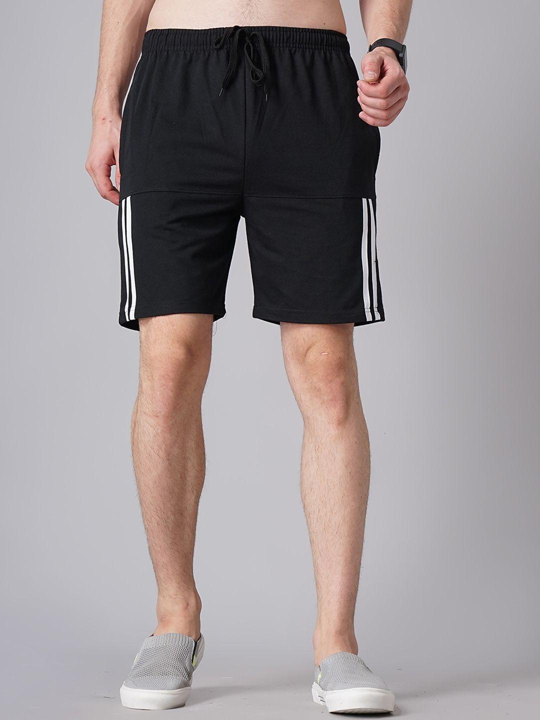 madsto men plus size men slim fit cotton sports shorts