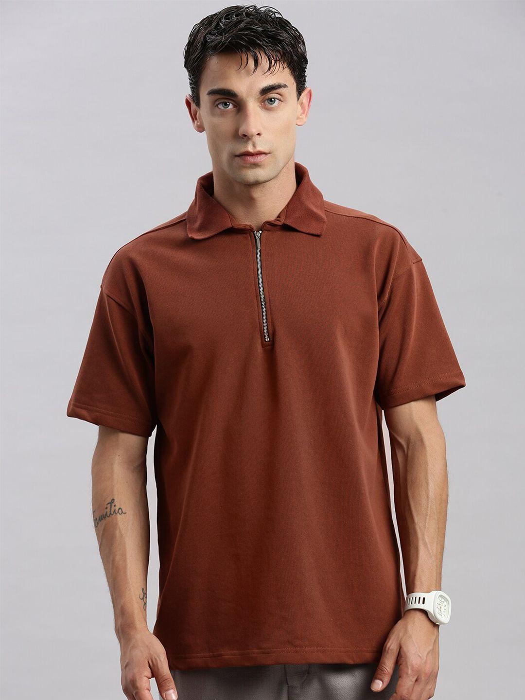 madsto men polo collar pockets t-shirt