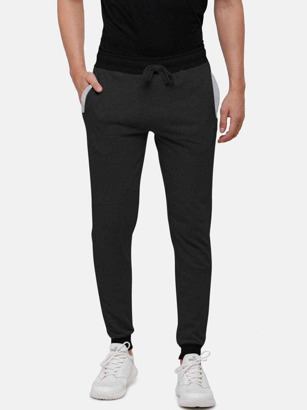 madsto men slim-fit pure cotton joggers