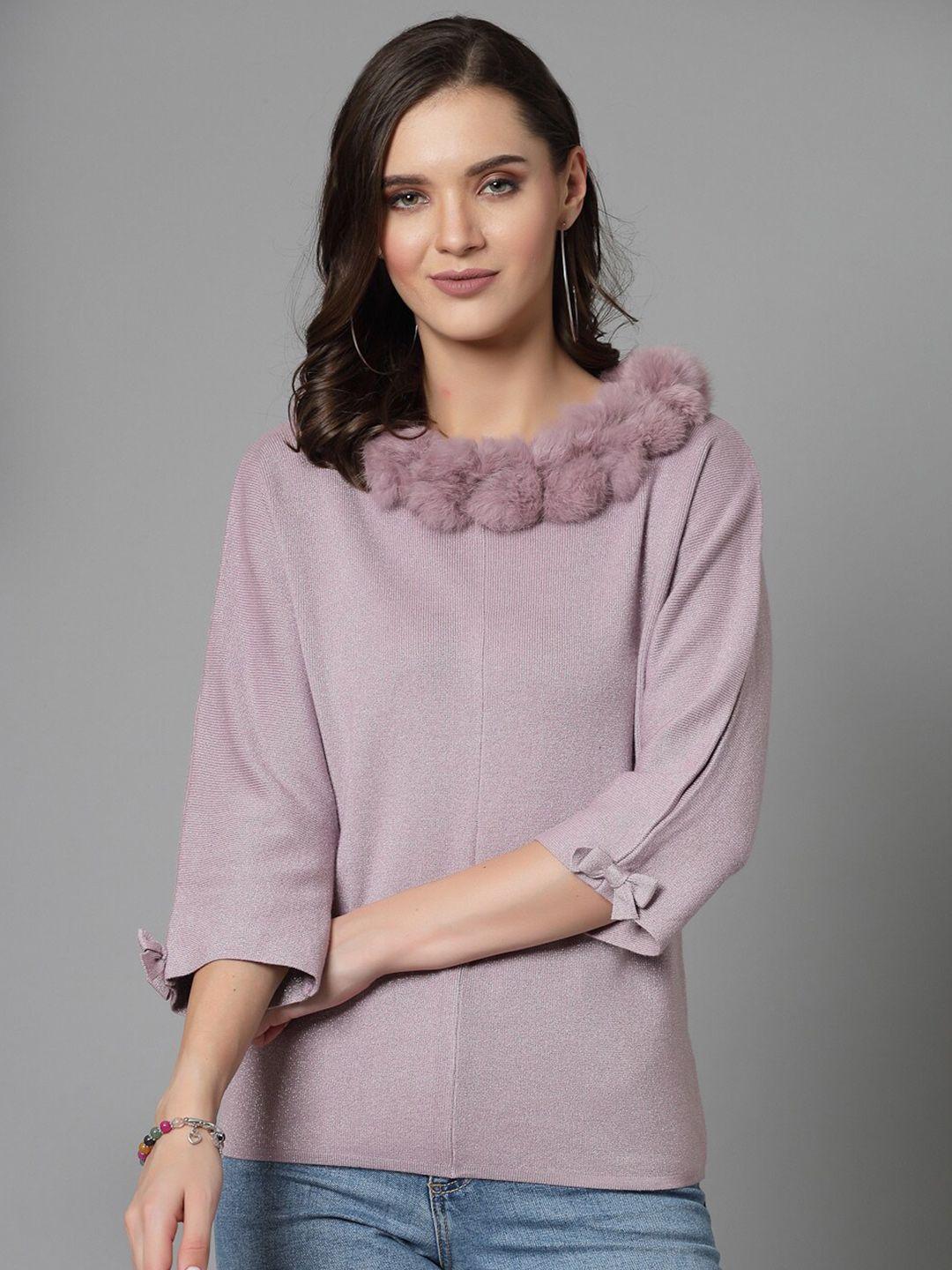 mafadeny embellished detail pullover