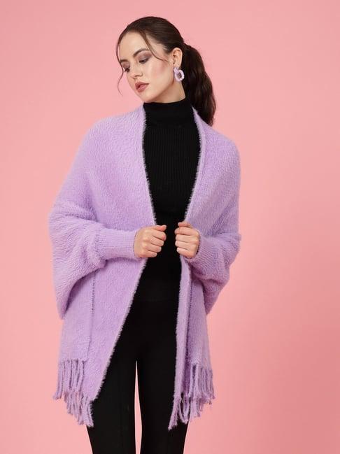 mafadeny lavender poncho