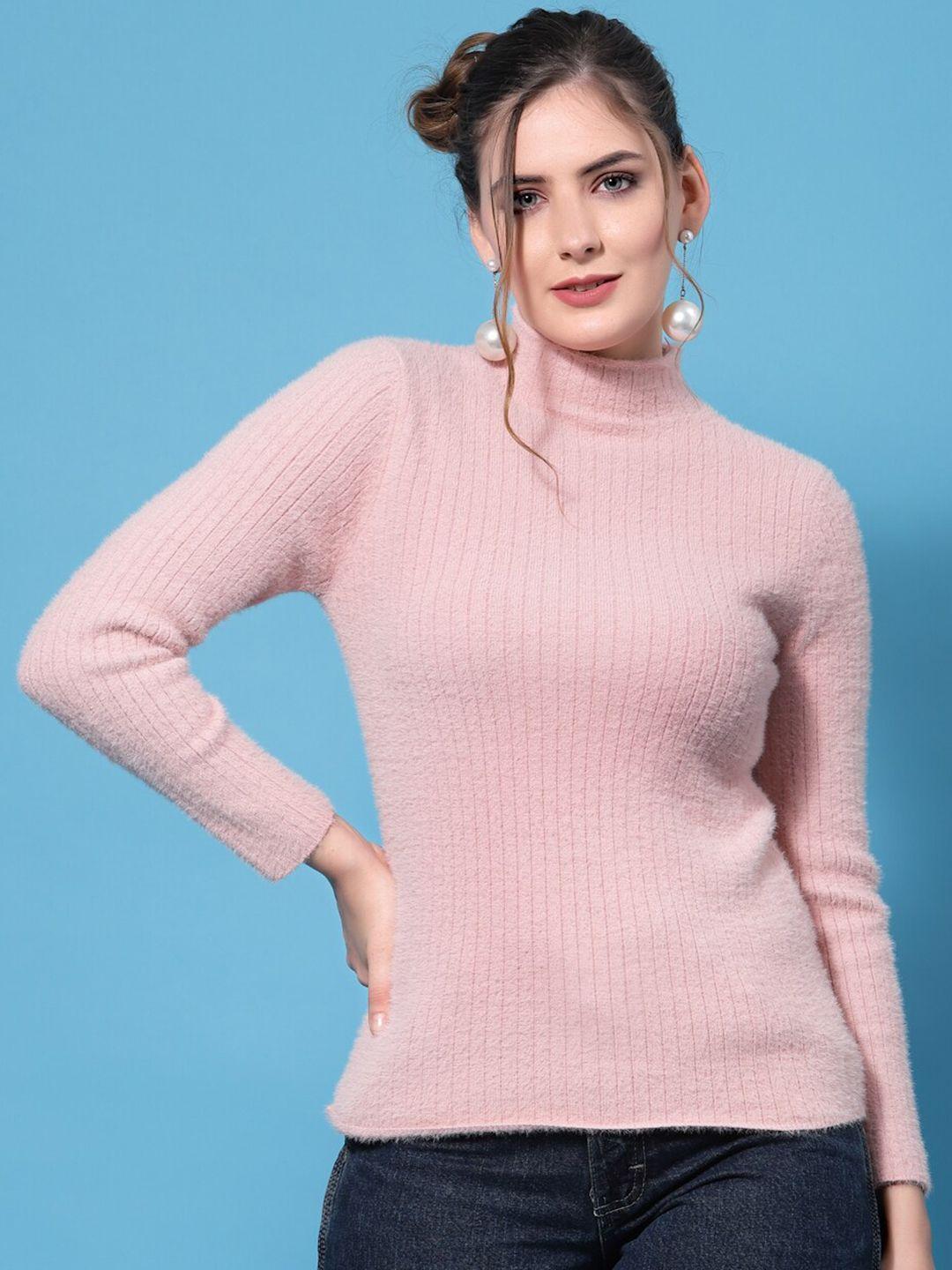 mafadeny women peach-coloured pullover