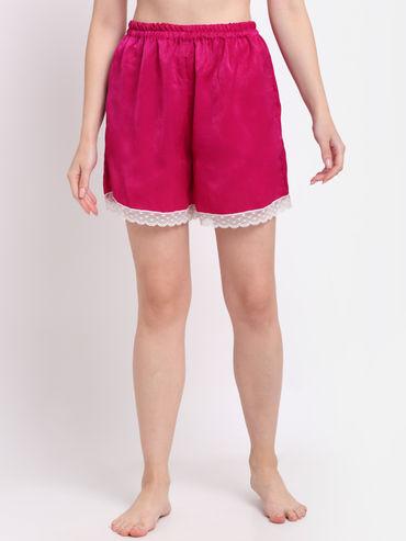 magenta shorts - pink