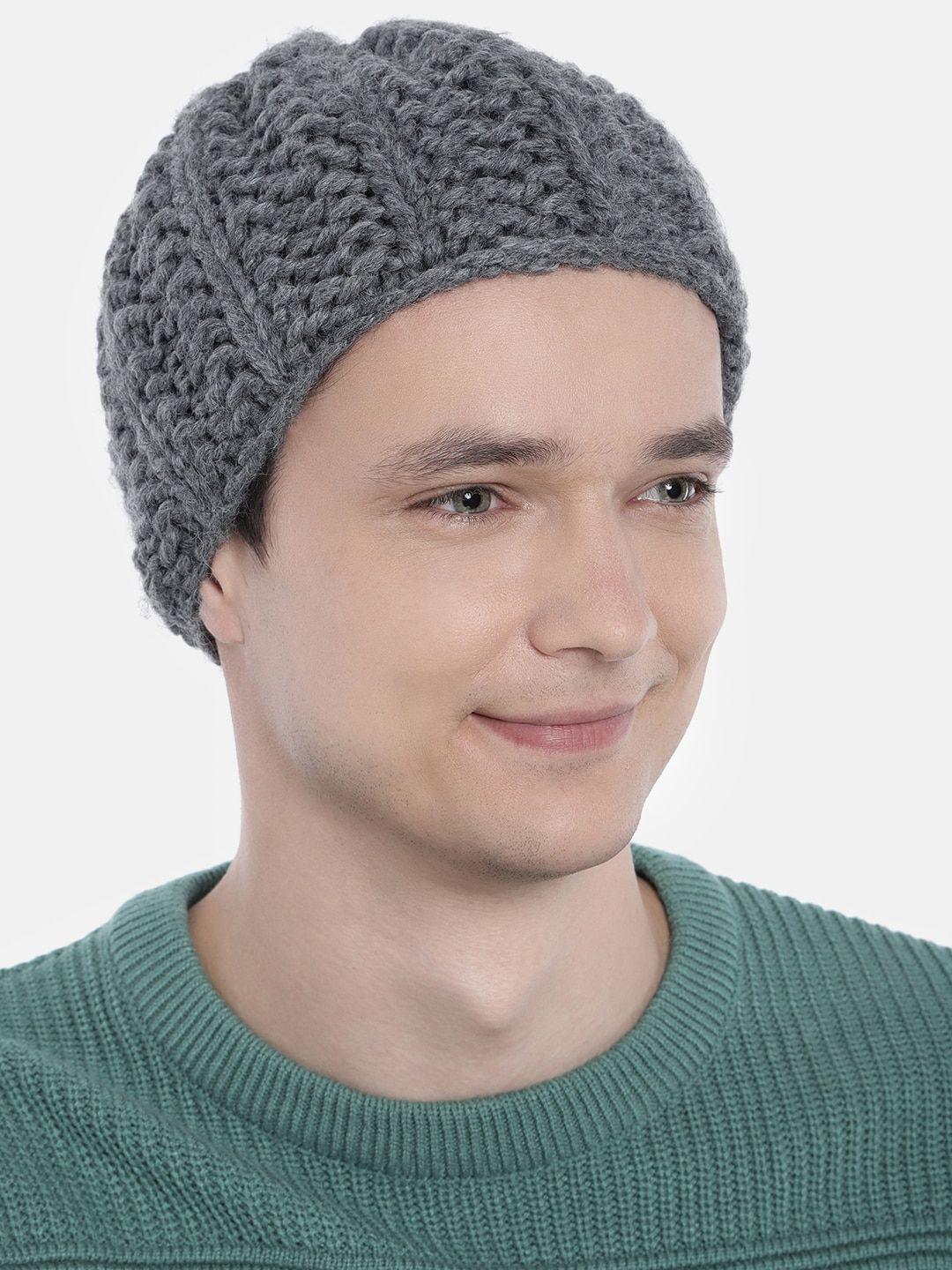 magic needles men grey woollen handknitted brisbane beanie