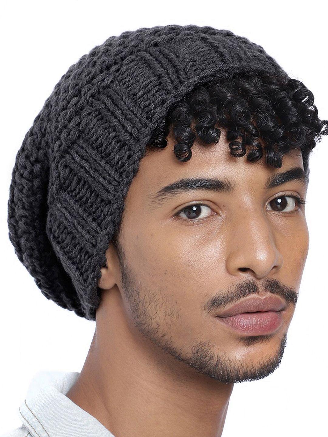 magic needles men self design acrylic beanie