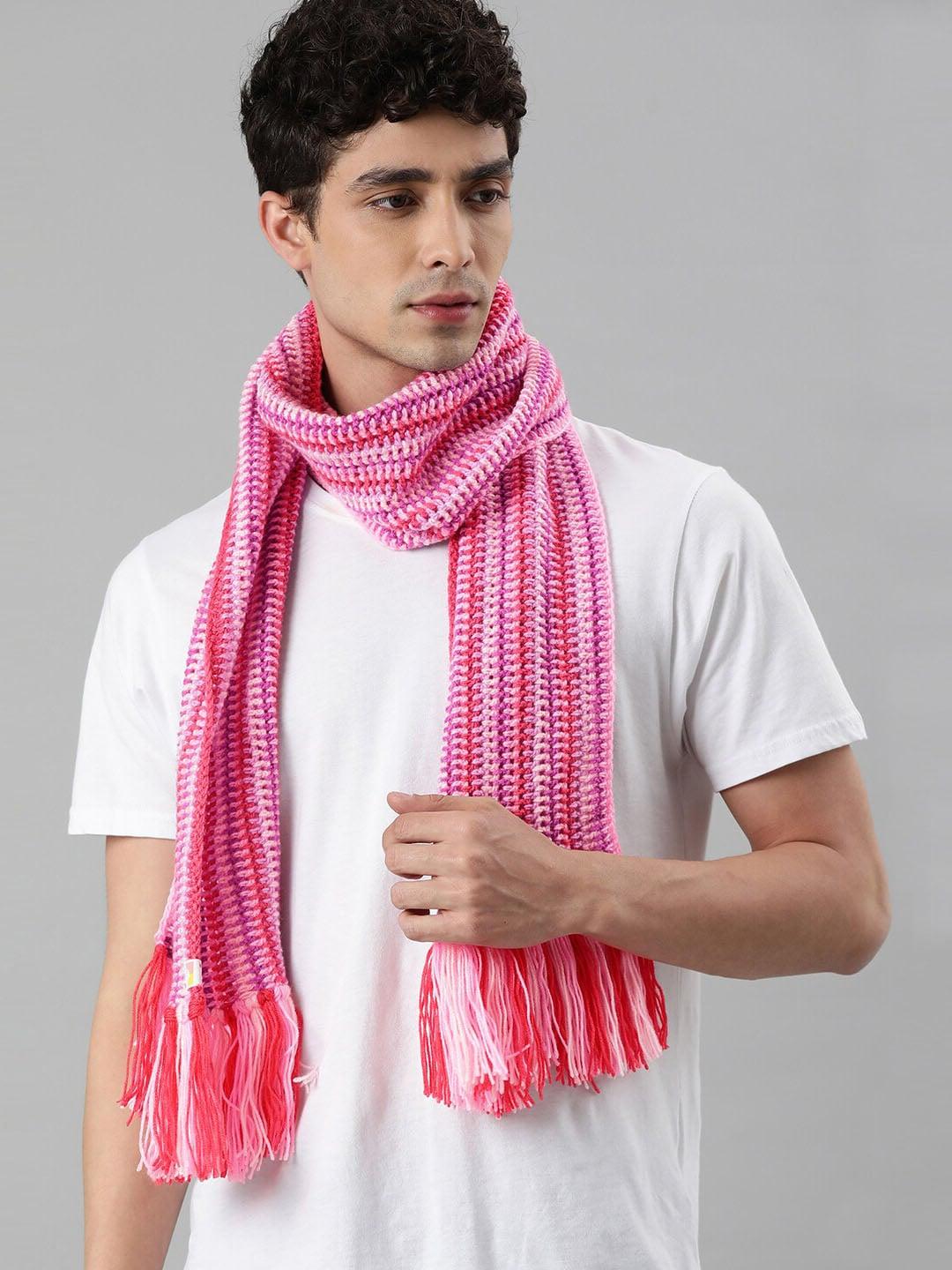 magic needles self design acrylic scarf