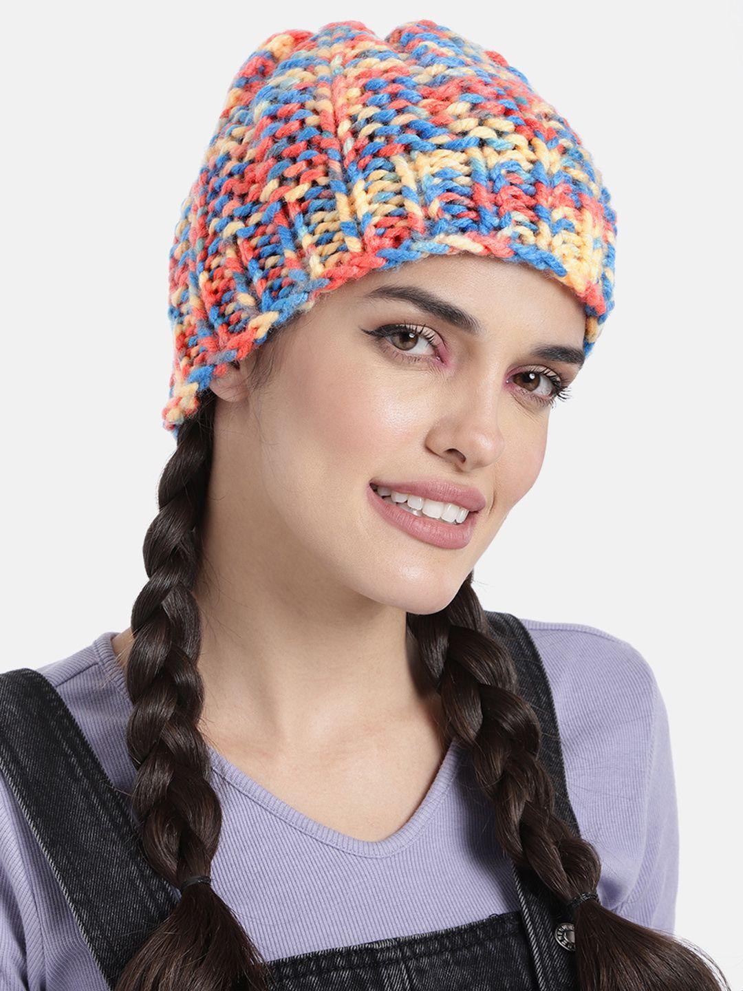 magic needles unisex multicoloured handknitted beanie