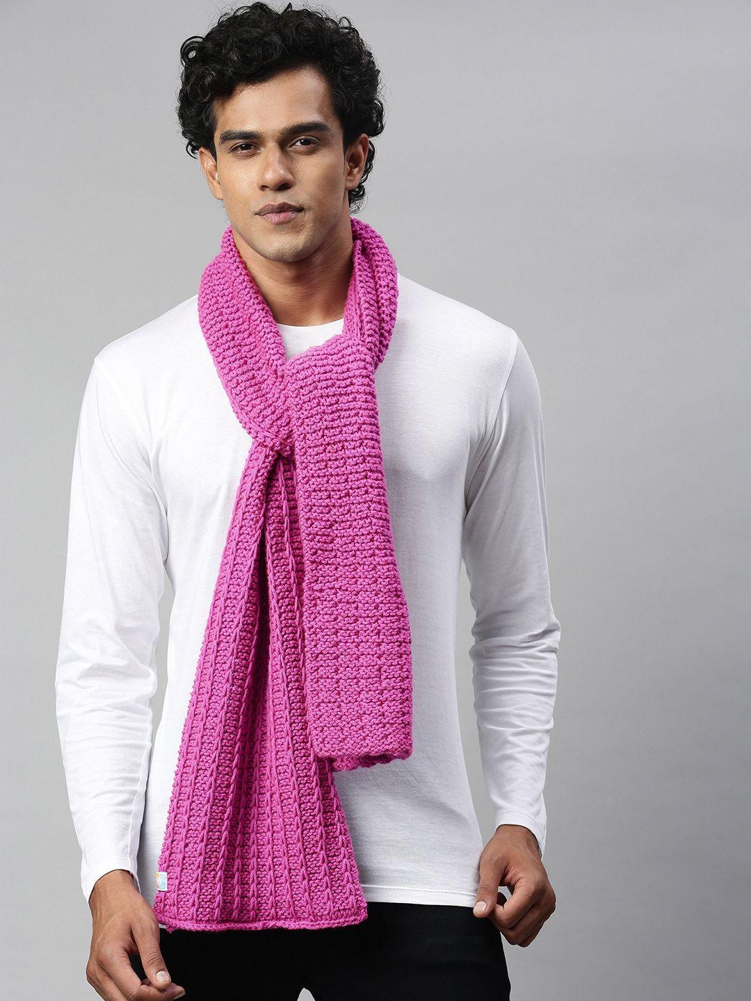 magic needles unisex pink scarf