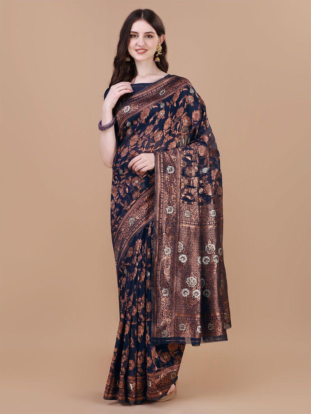 magmina woven design zari banarasi saree