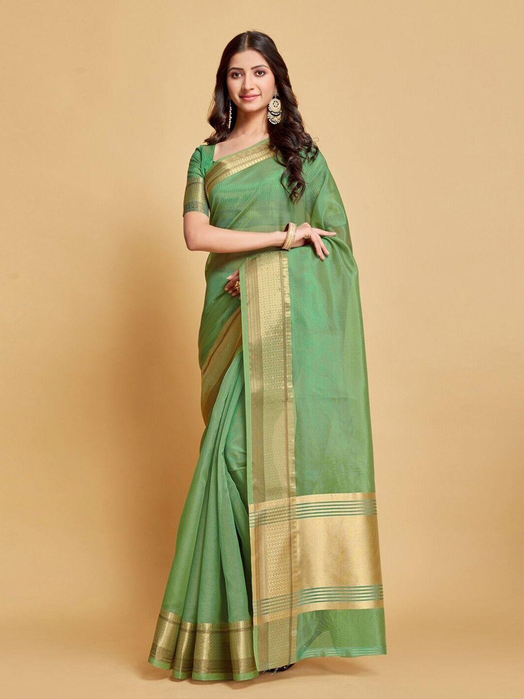 magmina zari detailed pure silk kanjeevaram saree