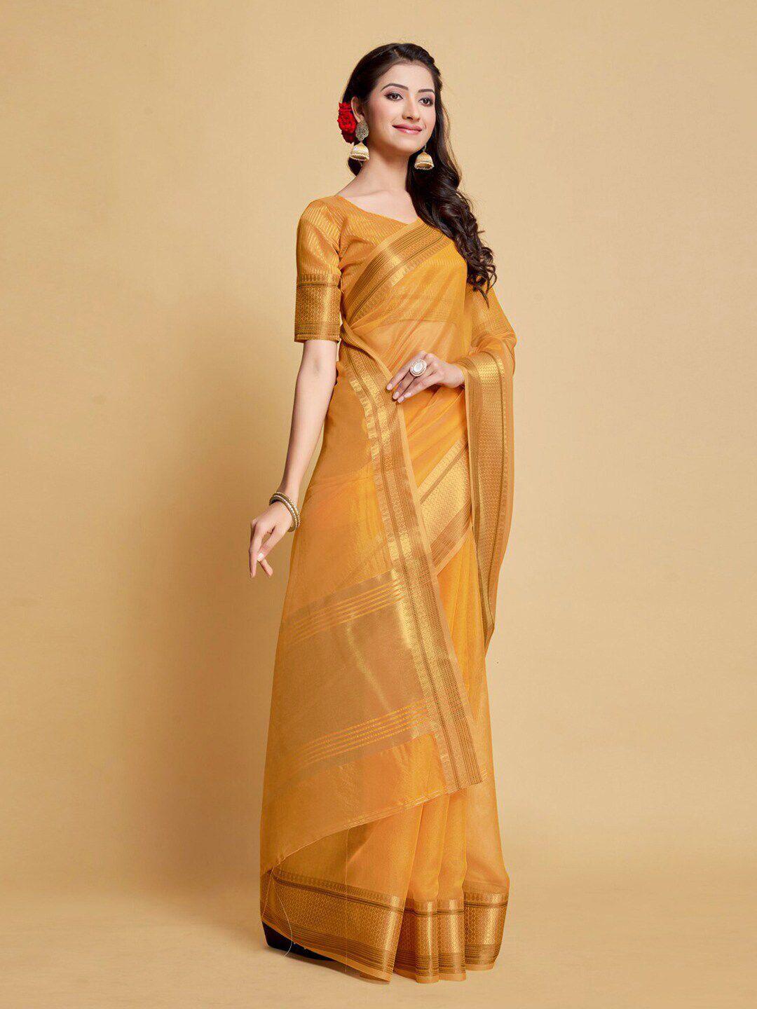 magmina zari pure silk kanjeevaram saree