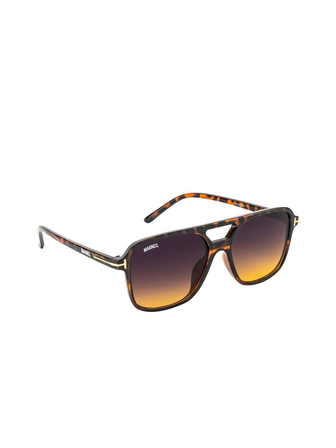 magneq lens & aviator sunglasses with polarised & uv protected lens mg 2207/s c1 5518