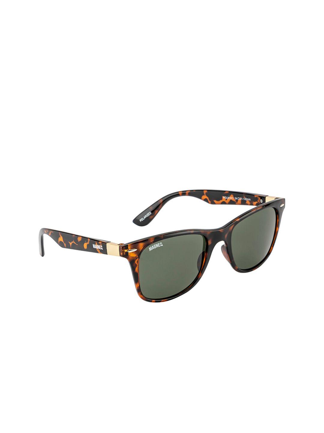 magneq lens & wayfarer sunglasses with polarised & uv protected lens mg 91511/s c4 5421