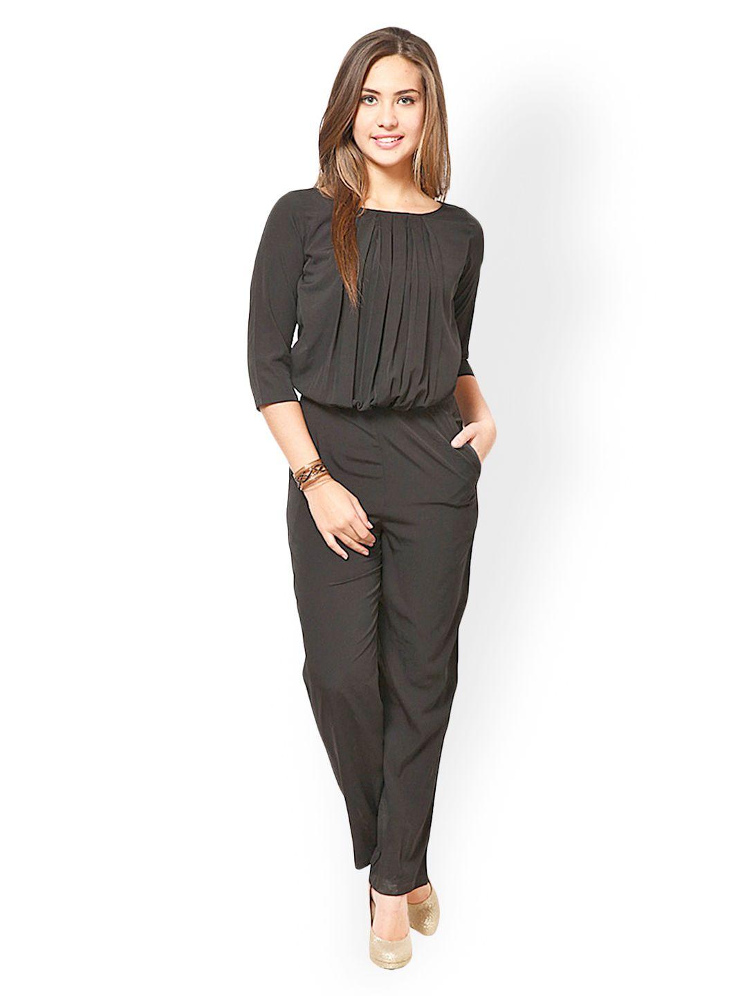 magnetic designs women black jumpsuit