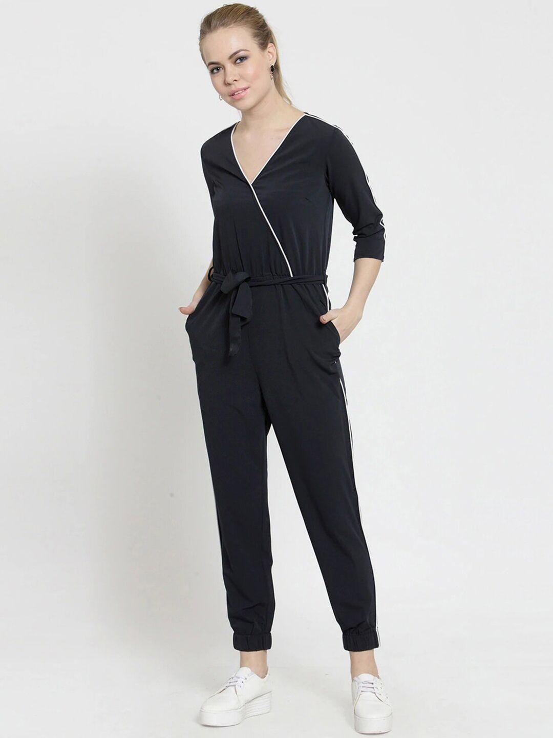 magnetic designs women charcoal basic jumpsuit