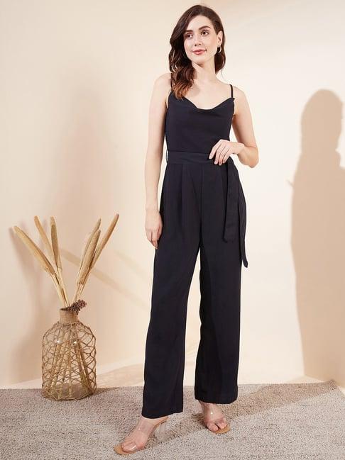 magre navy maxi jumpsuit