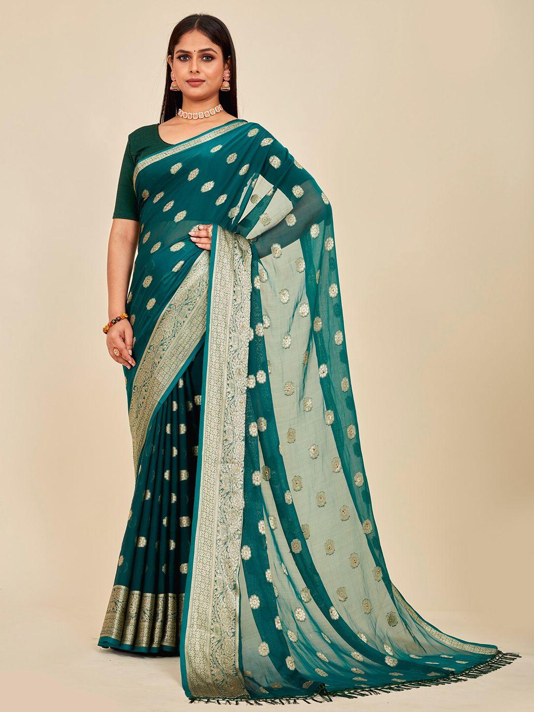 mahalasa woven design zari pure silk saree