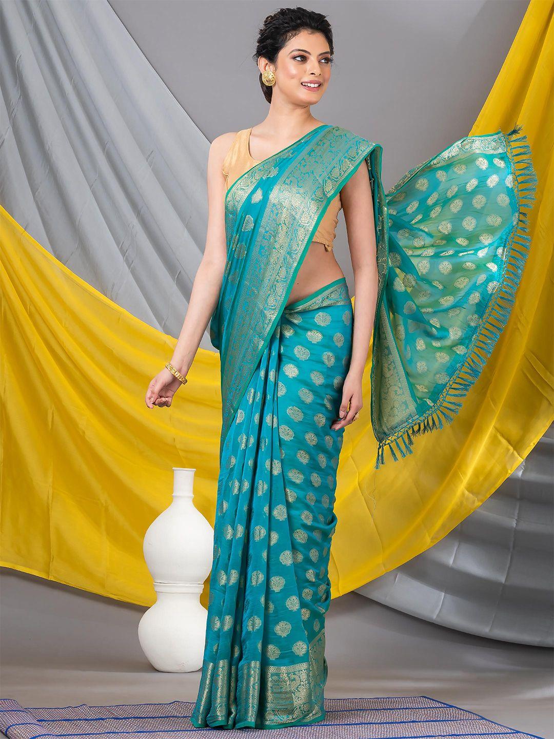 mahalasa woven design zari silk cotton saree