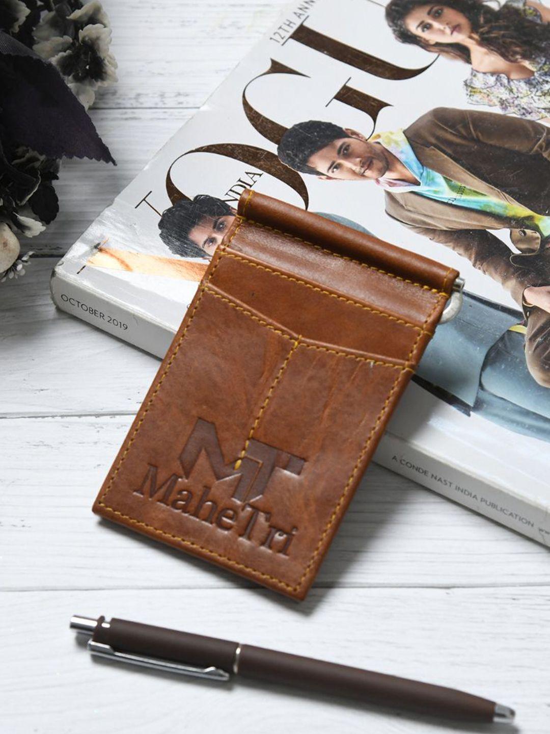 mahetri men leather two fold wallet
