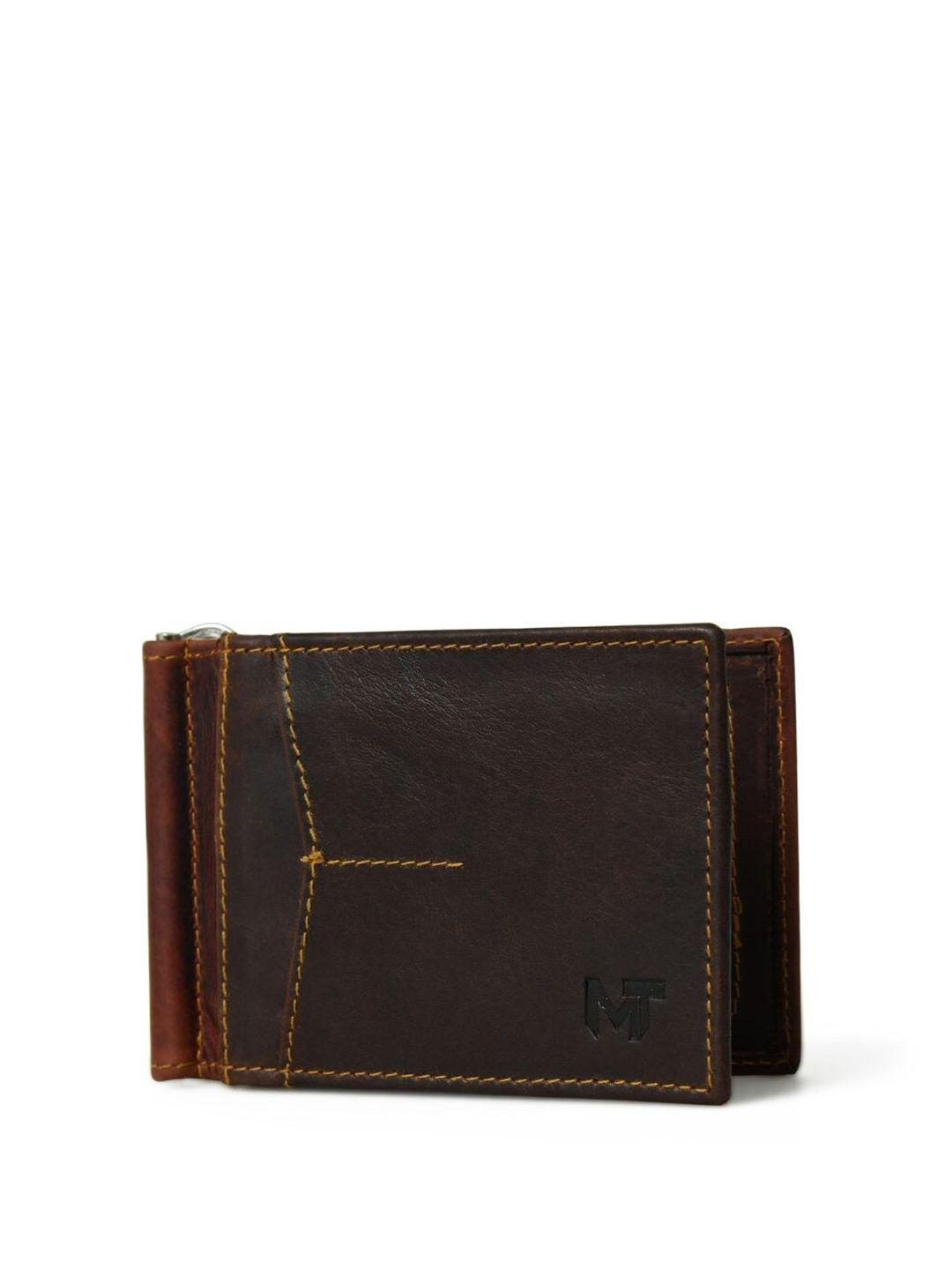 mahetri men leather two fold wallet