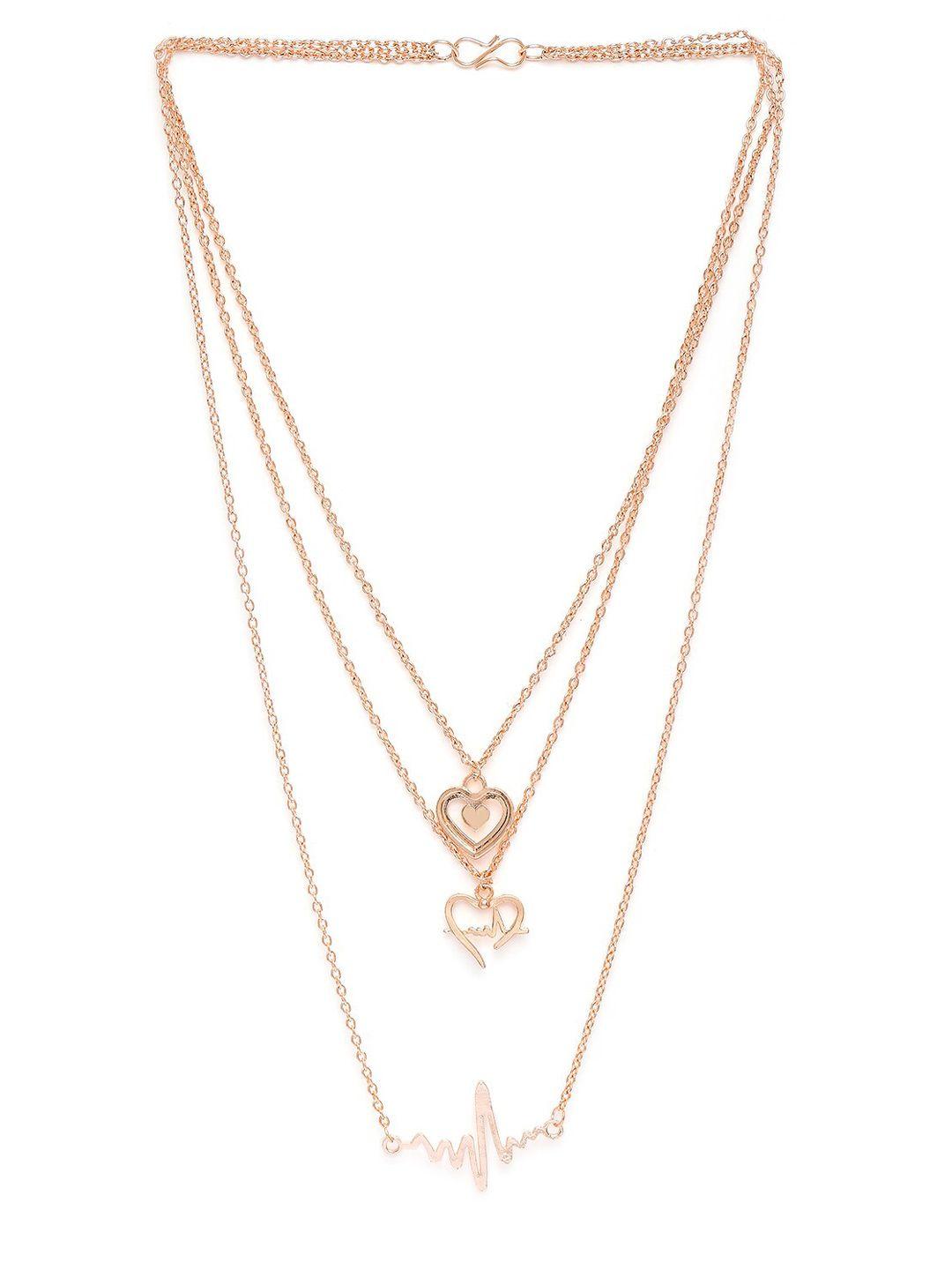 mahi rose gold rose gold-plated layered chain