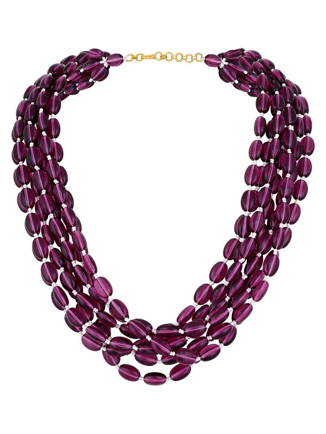 mahi gold-plated layered necklace