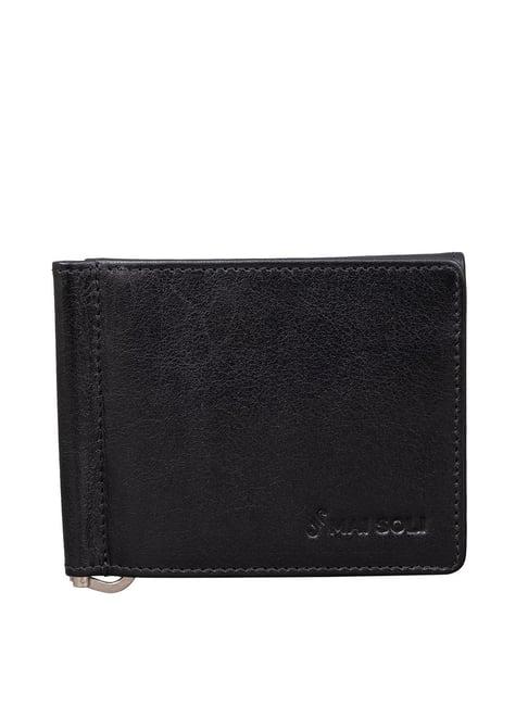 mai soli elegance leather money clip wallet for men