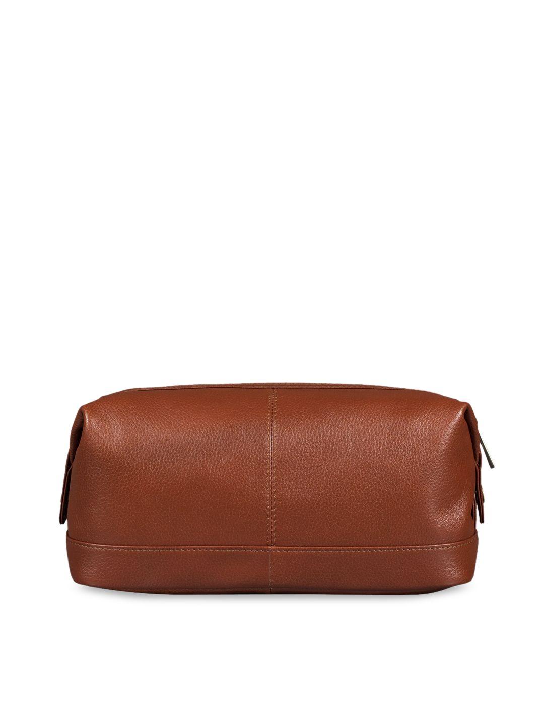 mai soli textured genuine leather travel pouch