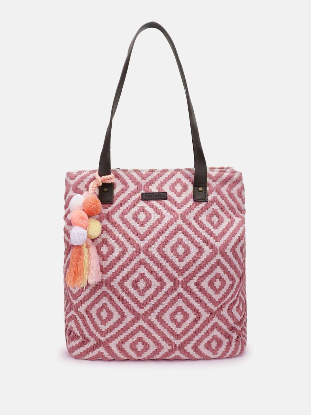 maisha textured structured tote bag