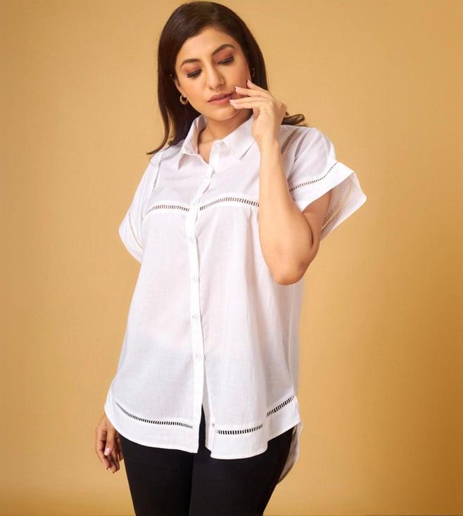 maisolos white cotton shirt