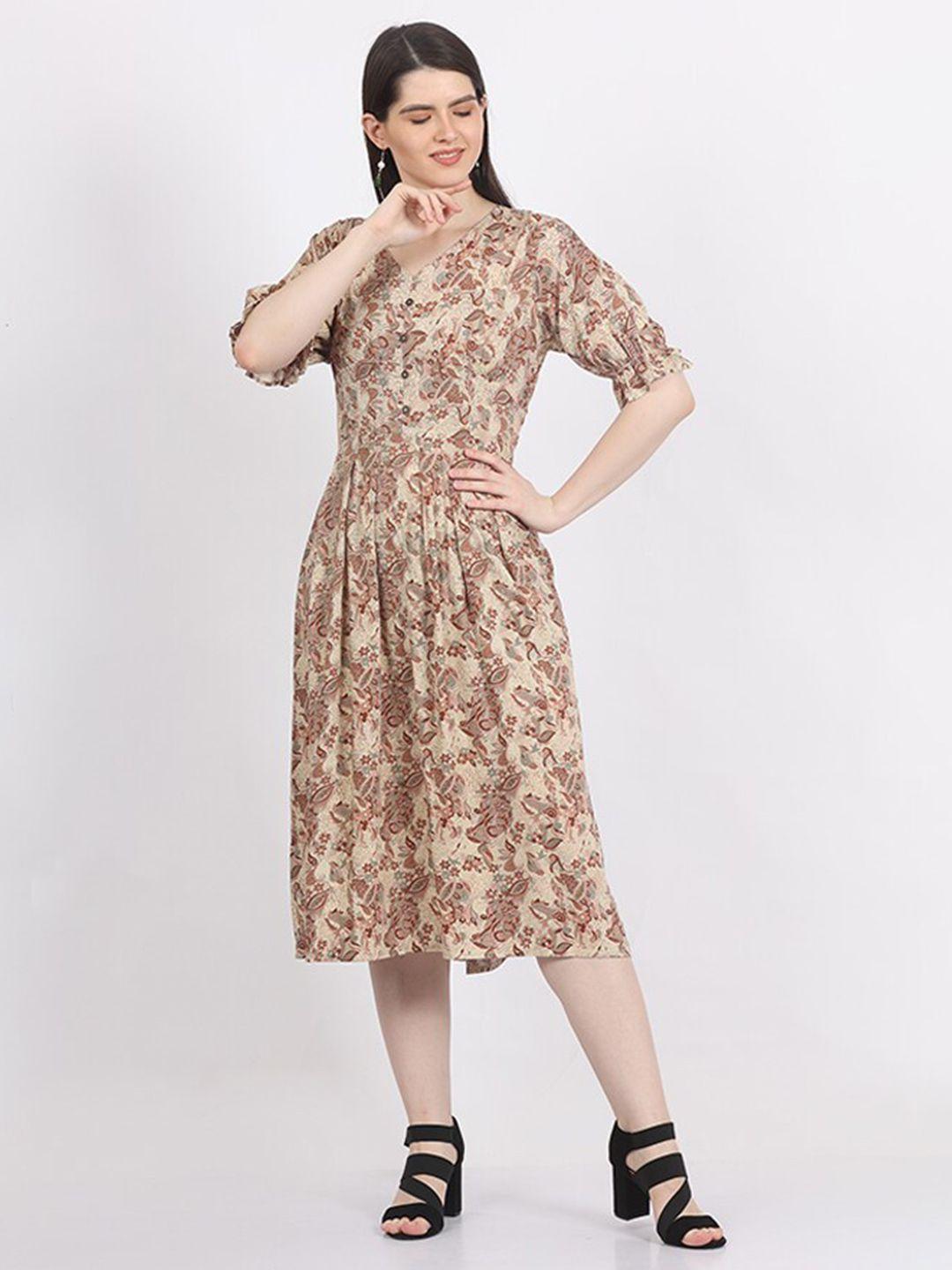 maiyee beige dress