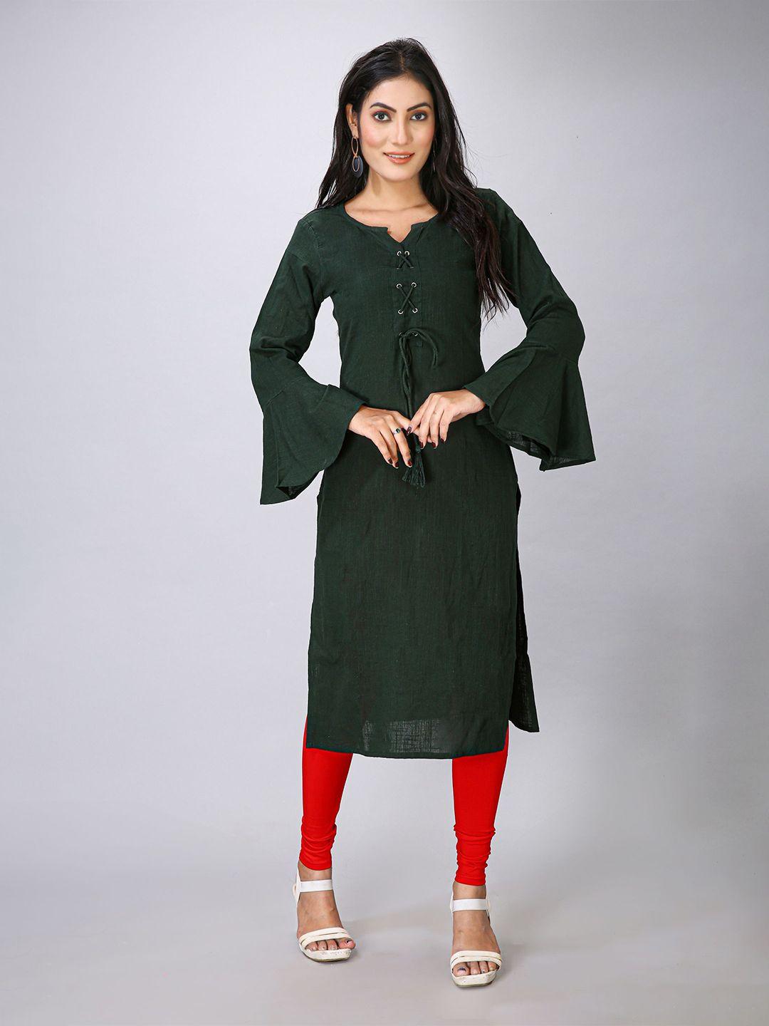 maiyee straight calf-length kurta