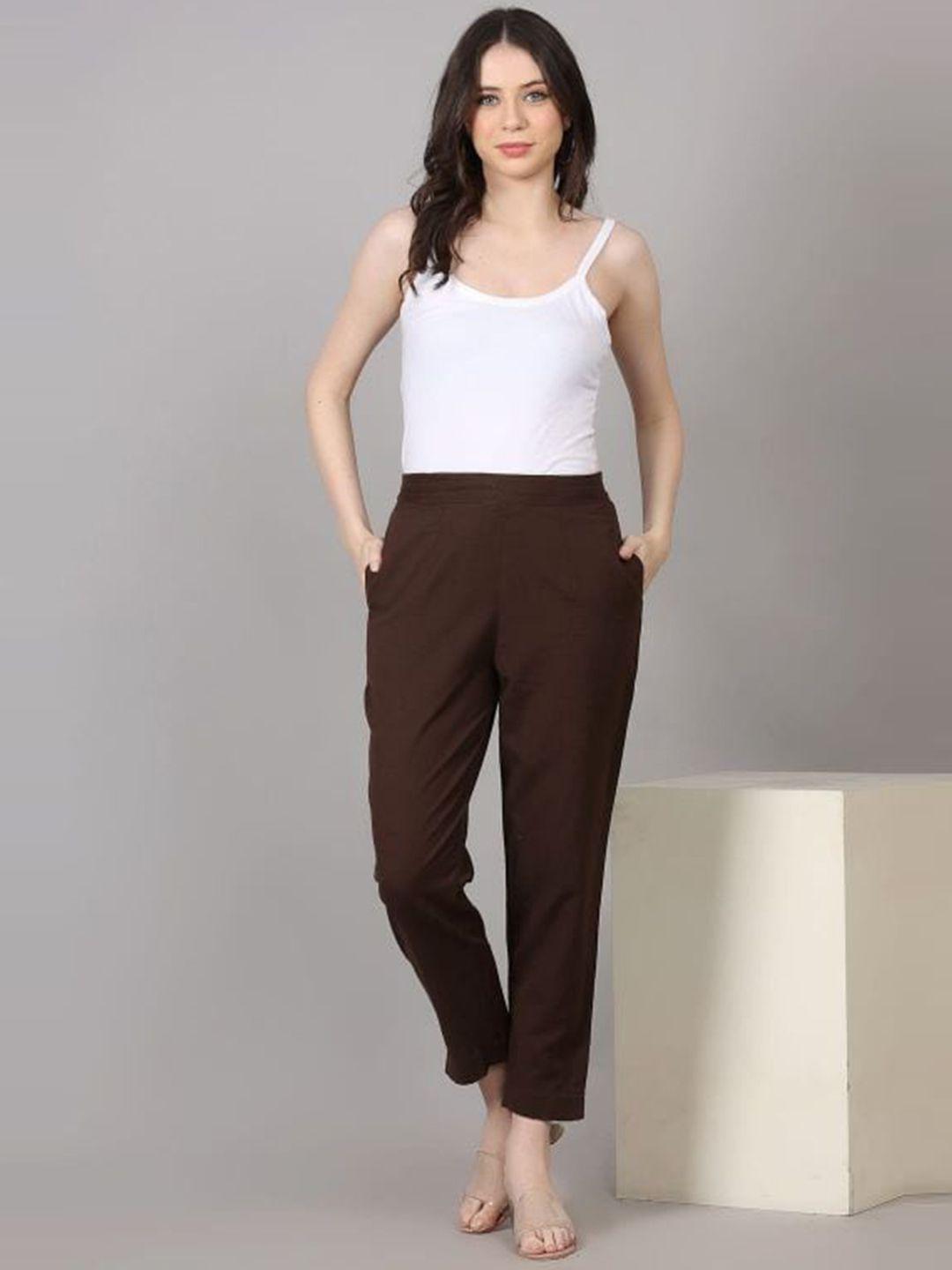 maiyee women high-rise cotton trouser