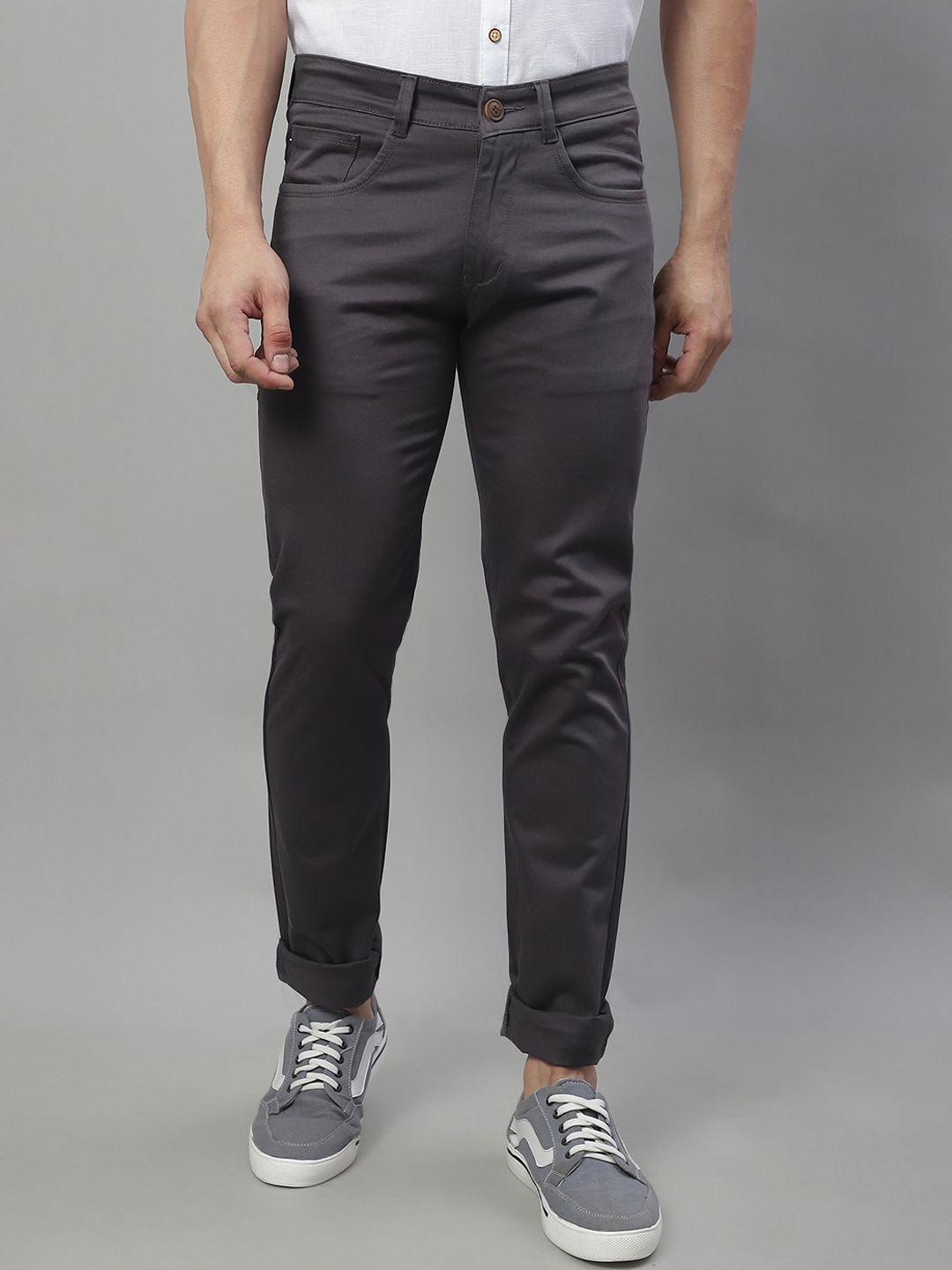 majestic man men smart slim fit chinos trousers