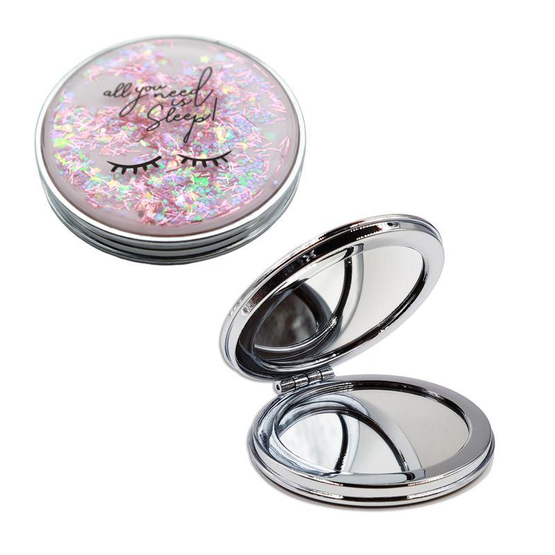 majestique compact mirror with 1x and 2x magnification - dual mirror