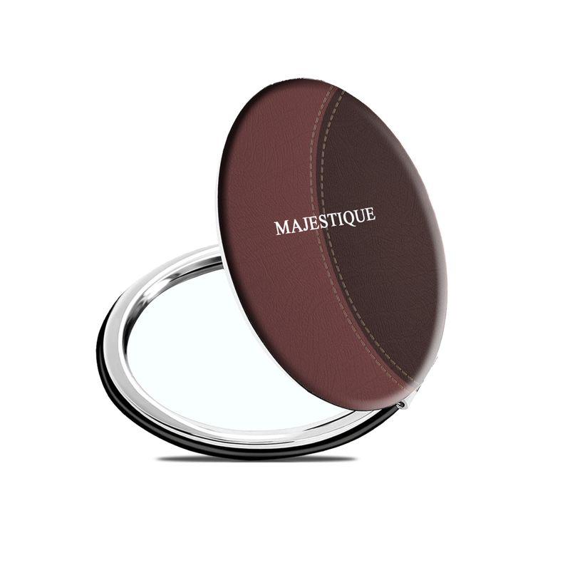 majestique round finish compact mirror - color may vary