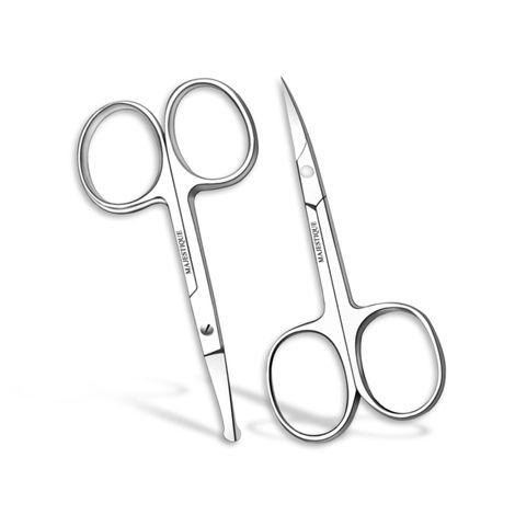 majestique professional nasal and beauty scissor & premium nazal scissor - 100% stainless steel for men, women