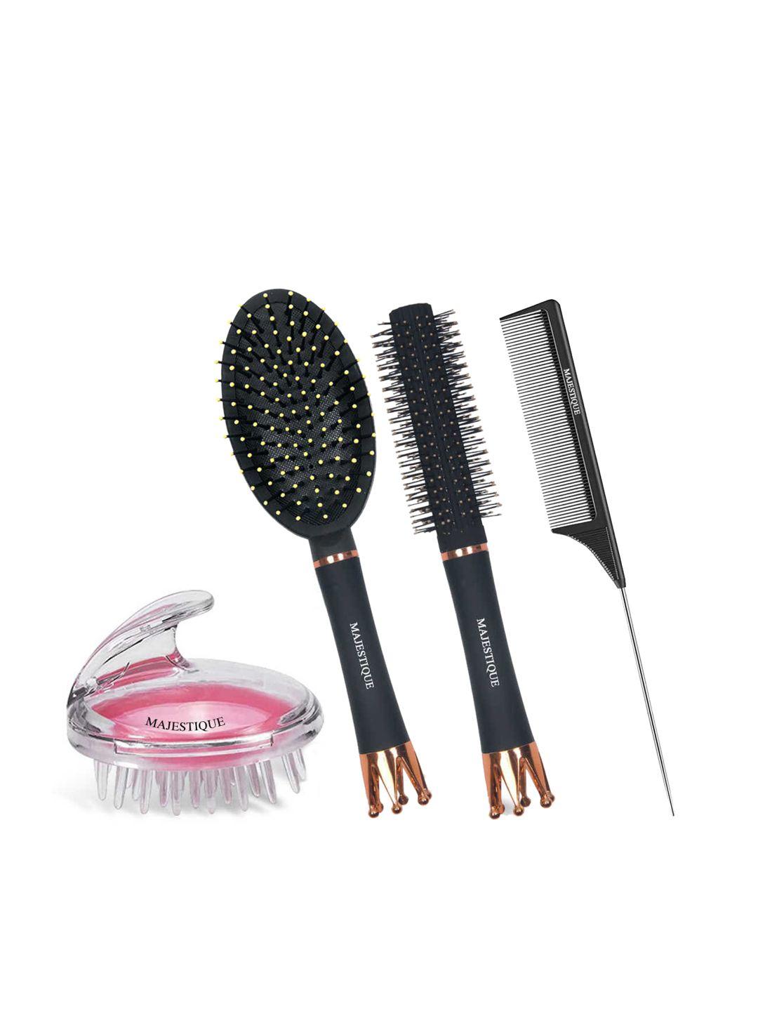 majestique set of 4 hair brush set