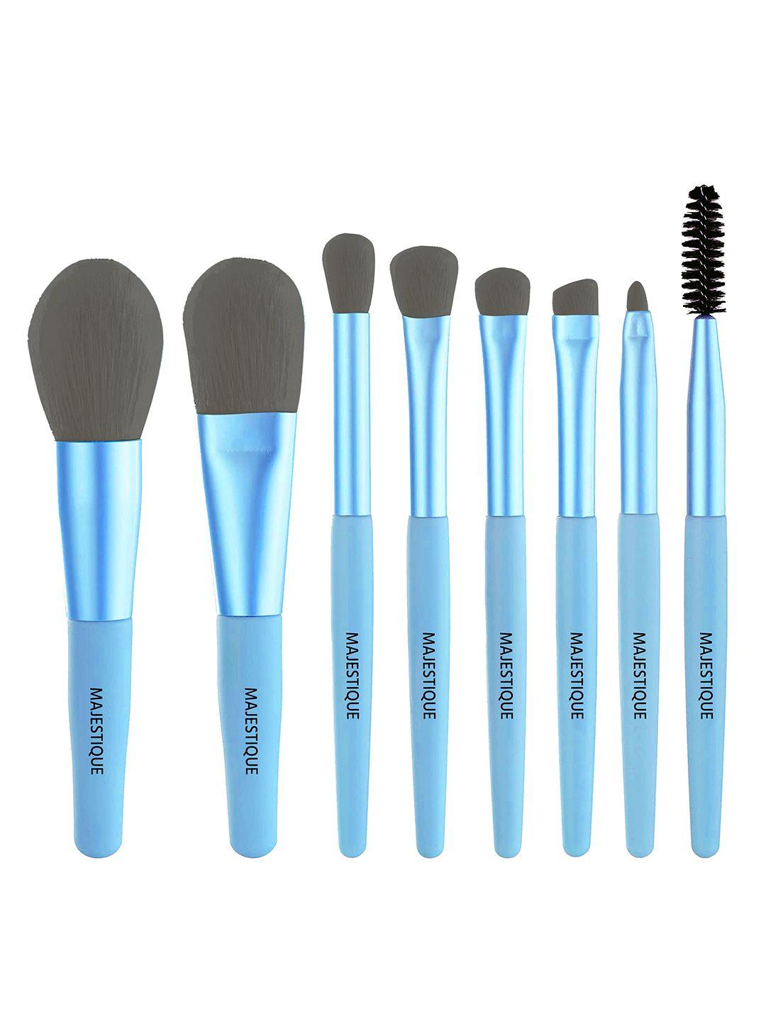 majestique set of 8 eyes and lips full beautifier makeup brushes