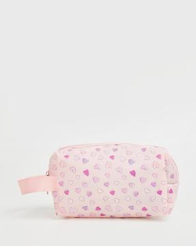make-up pouch with zip-closure