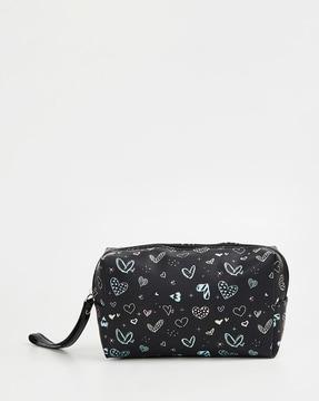 make-up pouch with zip-closure