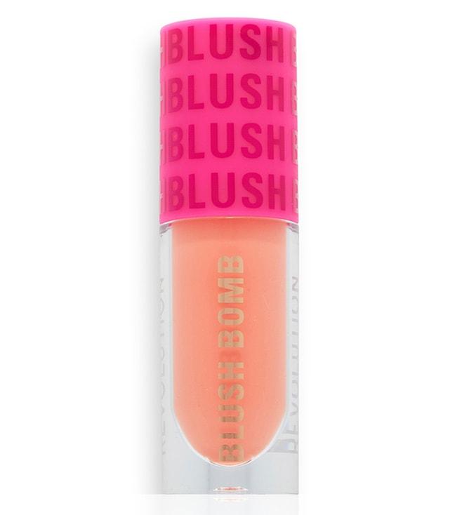 makeup revolution blush bomb cream blusher peach filter - 4.6 ml