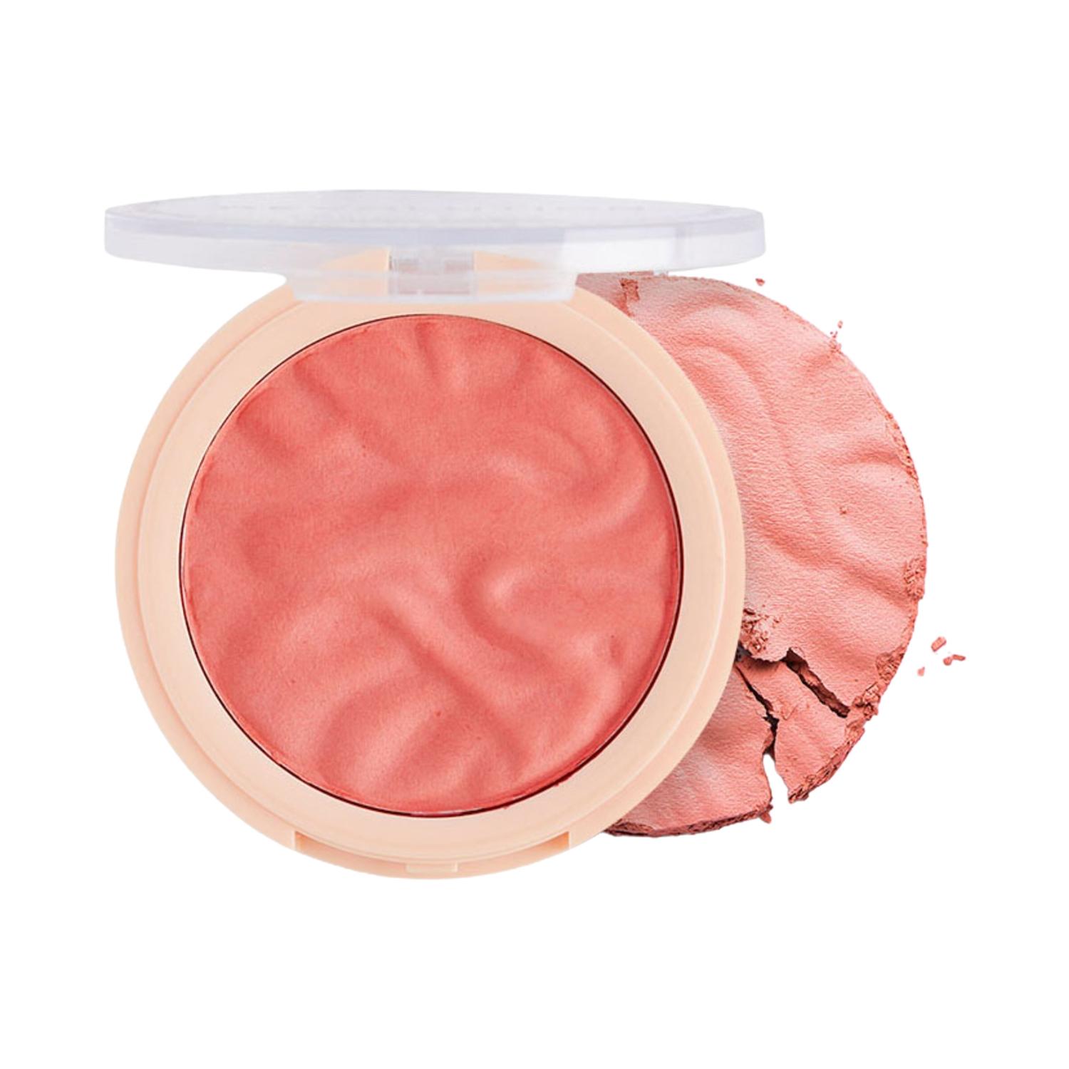 makeup revolution blusher reloaded - rhubarb & custard (7.5g)